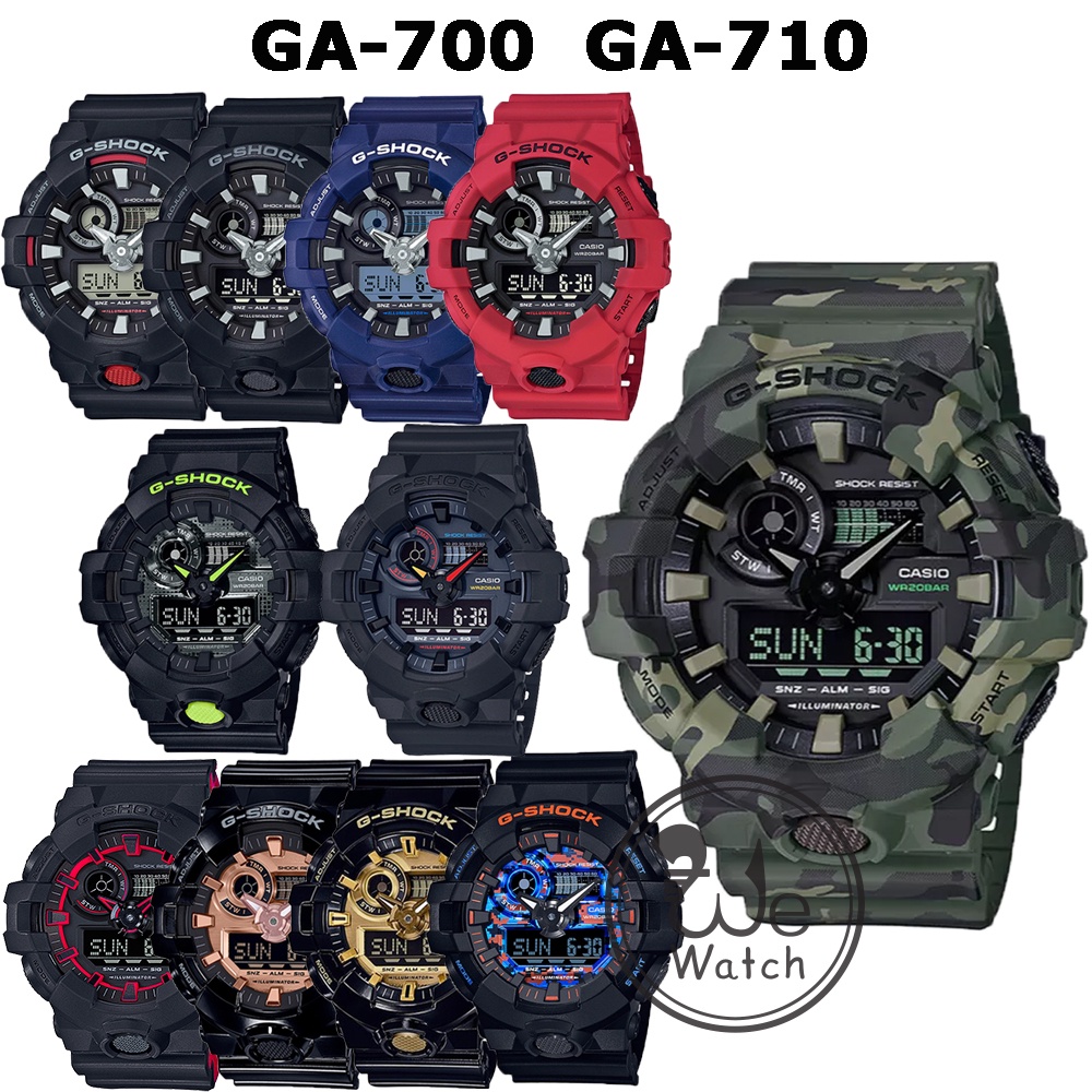 G-SHOCK CASIO ของแท้ 100% รุ่น GA-700 GA-700CM-3A GA-700CT-1ADR GA-710GB-1A GA-700MMC-1A  GA-700BMC 