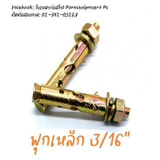 พุกเหล็ก ขนาด3/16นิ้ว