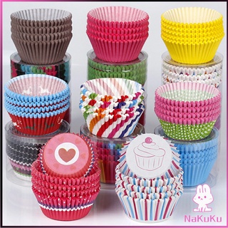 ถ้วยกระดาษคัพเค้ก ก้น 5 cm ทรงกระทงจีบ  cake cups NKK