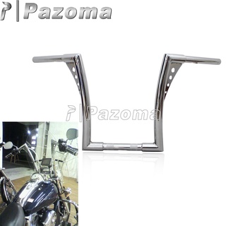 PA Chrome/black Retro Custom 12 "Rise APE Hanger Handlebar มอเตอร์ไซด์ Hand Control Bar สำหรับ Harley Softail Sportster