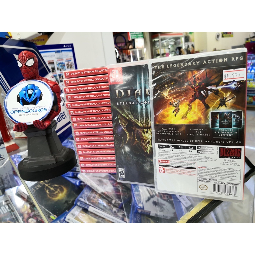 [พร้อมส่ง]Nintendo: Diablo 3 Eternal Collection (US Z1 แท้) แผ่นเกม สำหรับ Nintendo Switch