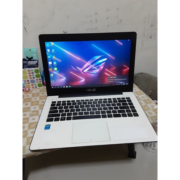 NOTEBOOK ASUS X453M CELERON N2840 2.16GHZ/RAM DDR3L 4G/HDD500G/WINDOWS10มีกล้องหน้าแบตใหม่หายห่วงเรื