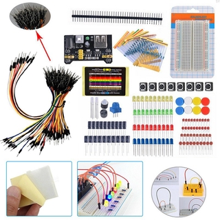 1 set Beginners Electronic Learning Starter Kit Breadboard Components Projects