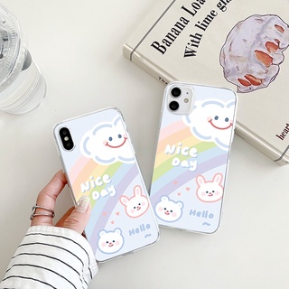 nice day เคสไอโฟน 13 pro max 14 13 12 11 promax เคส cartoon case iPhone 7 8 Plus Se 2020 8พลัส X Xr Xs Max phone cover