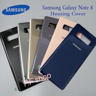 ฝาหลัง Samsung Galaxy Note 8 สี ดำ ทอง เงิน ดำ กรม ทอง