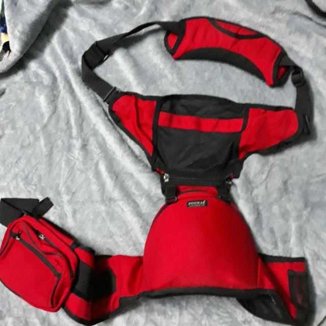 เป้อุ้มเด็ก pognae สีแดง ms10