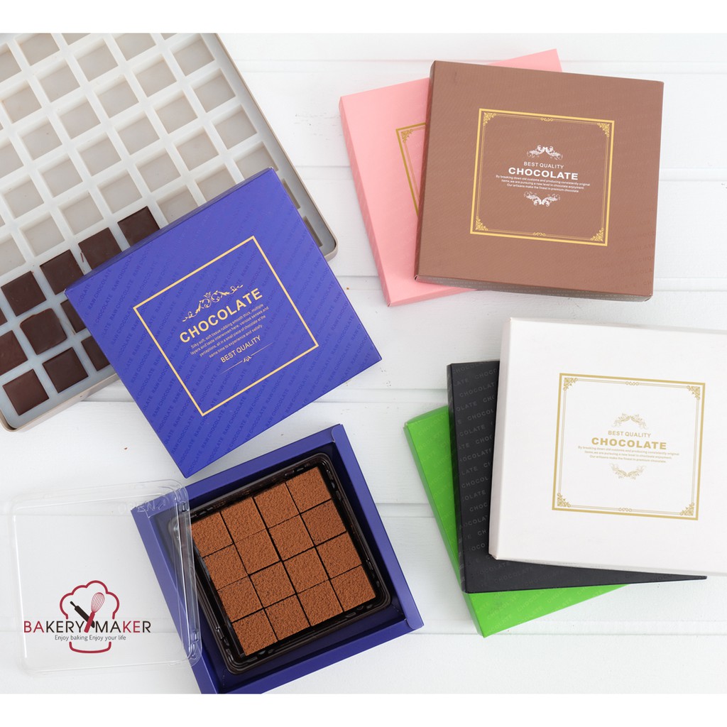 กล่องใส่ช็อคโกแล็ต Nama Chocolate 5 ชุด / กล่องนามะ กล่องแบ่งช่อง ถาดนามะ