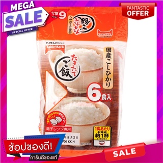 เทเบิลมาร์คข้าวสวยสำเร็จรูปคู่ 150กรัม แพค 6 Table mark, instant rice, double, 150 grams, pack 6