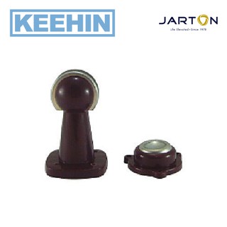 116004 กันชนแม่เหล็ก พลาสติกน้ำตาล 116004 PVC Bumper Brown JARTON