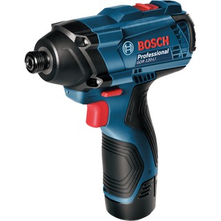 BOSCH GDR 120-LI  ขันบล๊อคกระแทกแบตเตอรี่ 12 V 1.5 Ah (แบตเตอร์รี่ 2 ก้อน) 06019F00K1