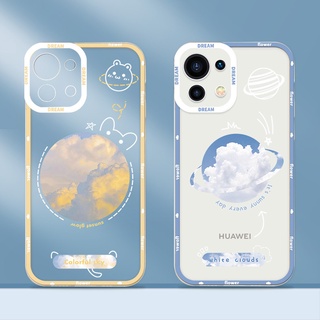 เคส Realme 11 Pro 10 Pro+ 9 8 5G 7 Pro 5 9i 8i 7i Realme C33 C53 C55 C30s C35 C25Y C21Y C21-Y C25s C25 C12 C17 GT Neo 3T Narzo 50i 50A Prime 50 5G 6i 5i 5 5s เคส Cloud Sky Soft Cover กันกระแทก