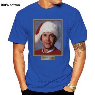 ขายดี!พร้อมส่ง เสื้อยืดลําลอง แขนสั้น พิมพ์ลายภาพยนตร์ Clark Griswold Portrait Hallelujah หลากสีสัน แฟชั่นสําหรับผู้ชายS