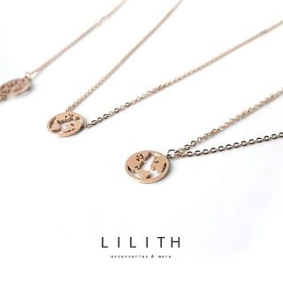 Lilith - Earth Necklace สร้อยคอ รูปโลก สีโรสโกลด์