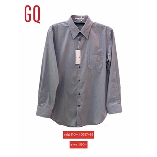 GQ เสื้อเชิ้ตแขนยาว 110-440517-44 สีเทา