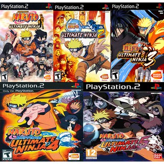 แผ่นเกมส์ PS2 (ส่งไว) Naruto  Ultimate Ninja ALL