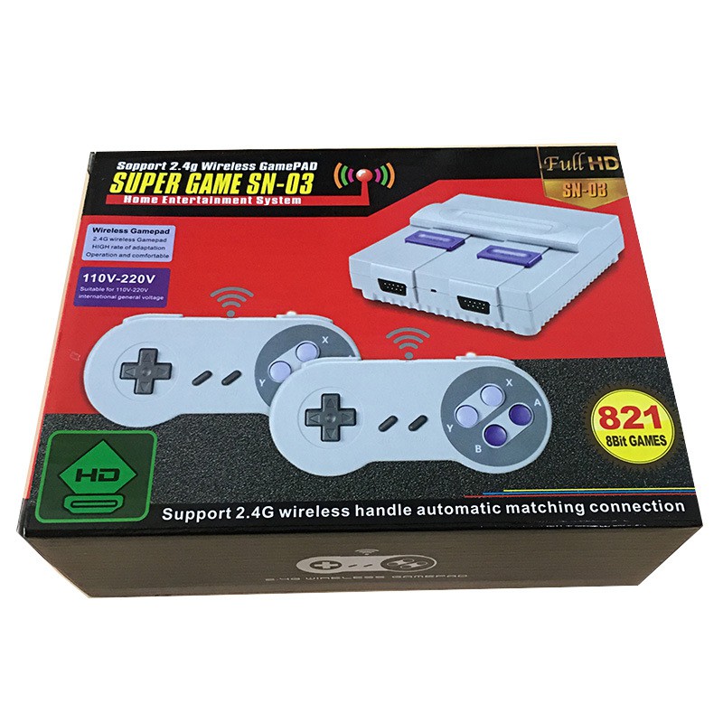 เกมคอนโซล：SN03 Suer Mini High Definition Wireless Retro Video Game