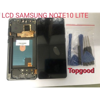 อะไหล่หน้าจอ จอ+ทัชสกรีน LCD SAMSUNG NOTE10LITE จอ งานดี งานมีคุณภาพ สินค้าพร้อมส่ง แถมชุดไขควง