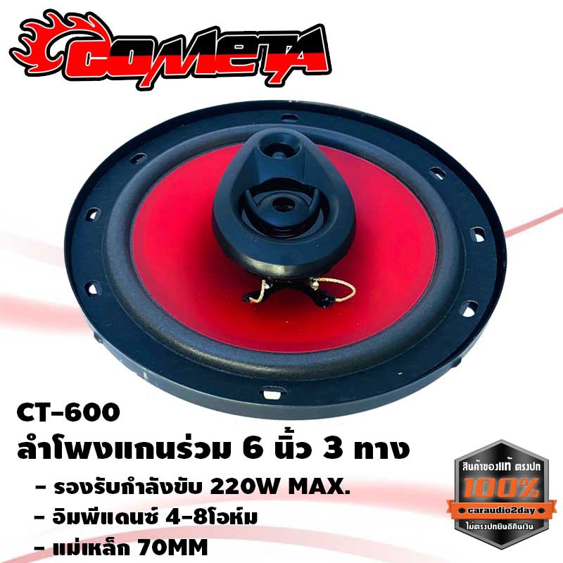 สุดคุ้ม ลำโพงแกนร่วม ขนาด 6นิ้ว3ทาง เสียงกลาง 6 นิ้ว ดอกลำโพง 6 นิ้ว ติดรถยนต์ 3ทาง ราคาต่อดอก