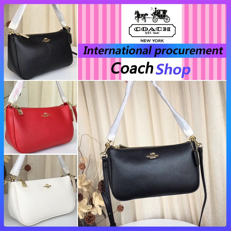 New Coach F25591 Messico Top Handle Pouch Crossgrain กระเป๋าถือ/สะพาย
