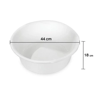 Nanny Micro+ กะละมัง กะละมังซักผ้าอ้อมเด็ก กะละมังอเนกประสงค์ ขนาด ∅35 cm. และ ∅45 cm. มี Microban ป้องกันแบคทีเรีย