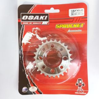 สเตอร์หลังเลส(osaki)420(DREAM100,W100,W110,NOVA,SONIC) 26ฟัน รหัสสินค้า OSK-0341025502