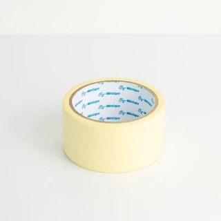 เทปย่น 20 หลา Masking tape มี 7 ขนาด 12,18, 24, 36, 48, 60, 72 มม. เทปกระดาษกาวย่น เทปกาวย่น กาวหนังไก่ ติดง่าย เขียนได้