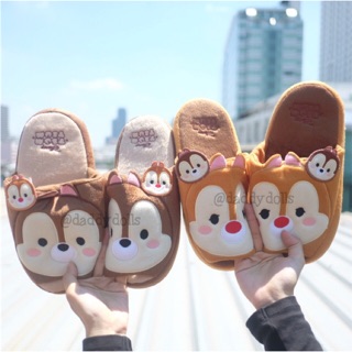 รองเท้าใส่ในบ้าน พื้นหนา Chip ชิพ &amp; Dale เดล Tsum Tsum ซูมซูม