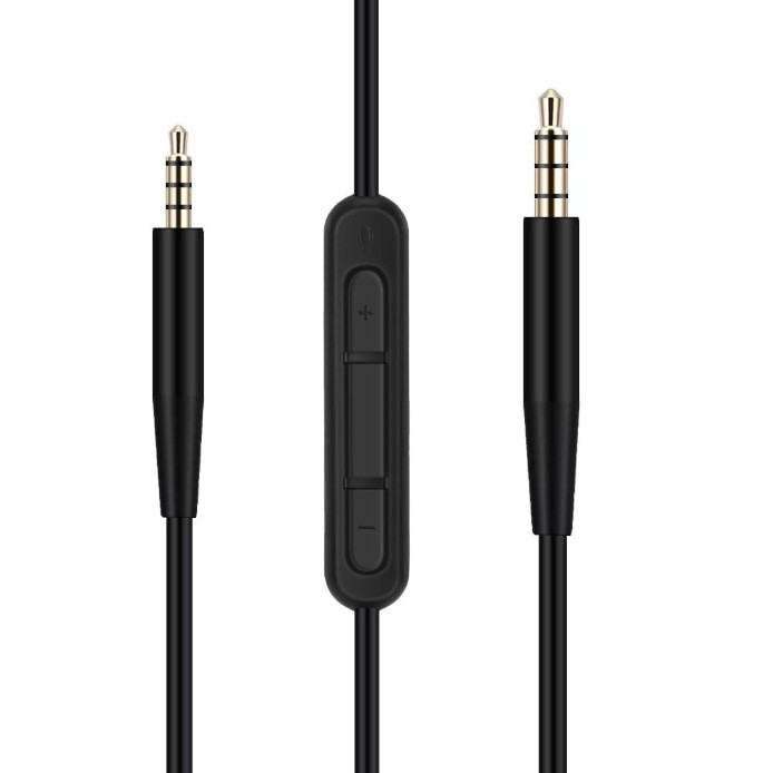 สายสัญญาณเสียงสําหรับ Bose SoundTrue SoundLink QC25 QC35 OE2 สายเปลี่ยนหูฟังพร้อมไมโครโฟน 3.5 มม. ถึง 2.5 มม.
