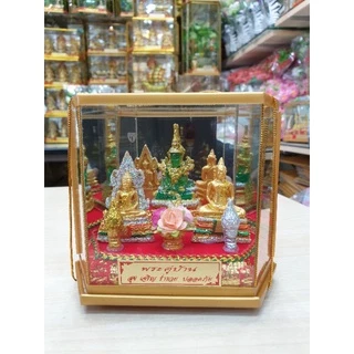 ตู้พระคู่บ้าน1" ตู้มงคลกระจก ชินราช พระแก้ว โสธร