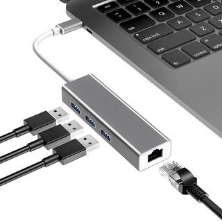 type-c 3.1 to lan hub usb 3.0 Gigabit Ethernet with