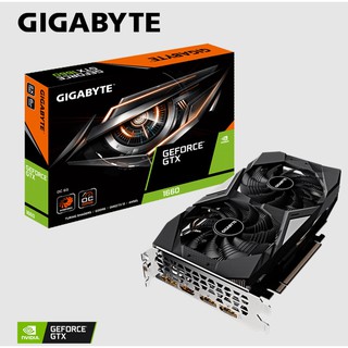 VGA GIGABYTE  GTX1660 OC 6G 6GB GDDR5 (GV-N1660OC-6GD)(รับประกัน3ปี)