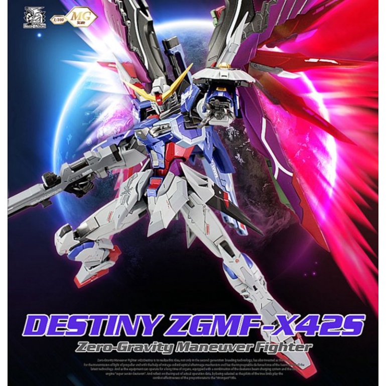 MG​ 1/100 Destiny​ Gundam​ Dragon​ Momoko​ (กล่องขาว)​