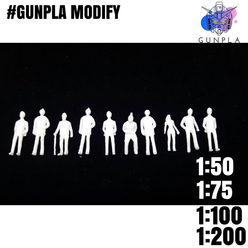 PROJECT โมเดลคนสีขาว สเกล 1:50, 1:75, 1:100, 1:200