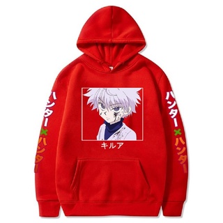 เสื้อจั๊มเปอร์ ผ้าฝ้าย ลายอนิเมะ Hunter X Killua Mannenvrouwen Mannen Kleding แฟชั่น สําหรับเพื่อน 2021