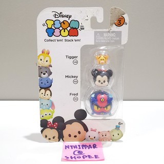 ++ ขาย Tsum Tsum Disney Series 3 แบบแพ็ค 3 ตัว 3 ไซส์ S M L ของแท้ ของใหม่ ไม่แกะ พร้อมส่ง Tigger Mickey Fred Big Hero +