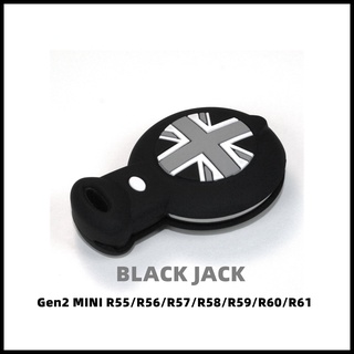 ซองยางเข้ารูป Silicone Key FOB Black Jack (ธงขาติอังกฤษ ดำ/ขาว) [สำหรับ Gen2 MINI รุ่น R55/R56/R57/R58/R59/R60/R61]