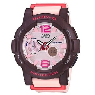 Casio Baby-G นาฬิกาข้อมือ รุ่น BGA-180-4B4DR - สีชมพู น้ำตาล
Pink/Chocolate