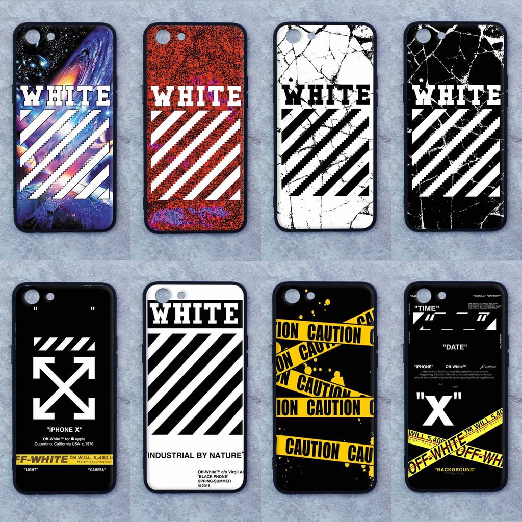 เคส Oppo A83 ลาย WHITE ขอบนิ่มหลังแข็ง เคสมือถือ เคสโทรศัพท์ Case