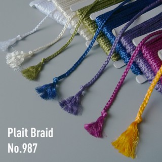 MOMOTARA No. 987 เทปถัก Braid เปีย Plait Braid ขนาด 0.7 CM ยาว 36 หลา