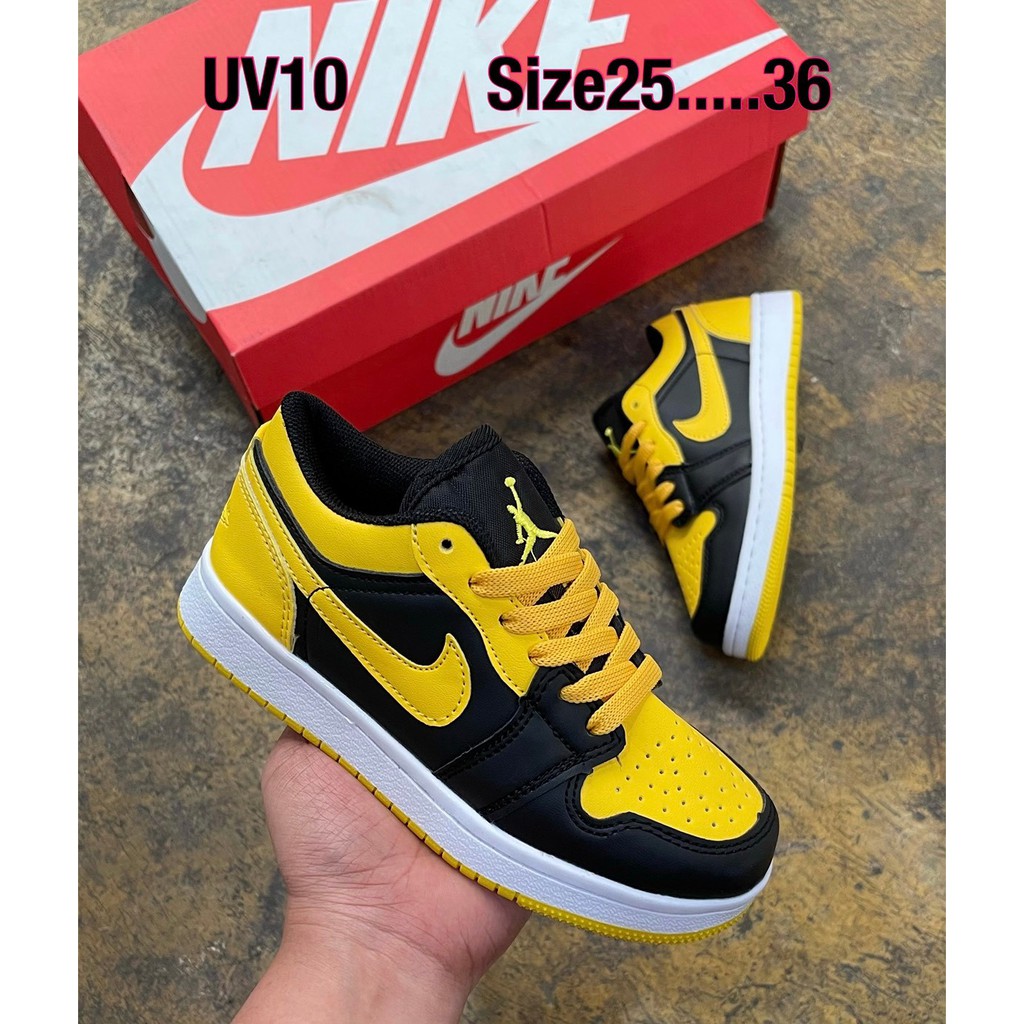 รองเท้าAir Jodan 1 size: 25-36 มี 4 สี [พร้อมกล่อง] รองเท้าเด็กเล็ก รองเท้าผ้าใบเด็ก ใส่เดิน ใส่เที่