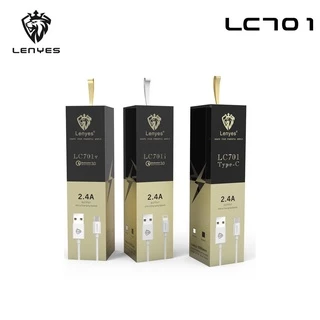 สายชาร์จ Lenyes USB รุ่น LC701 (พาวเวอร์แบงค์ โทรศัพท์มือถือ) | 1 แถม 1