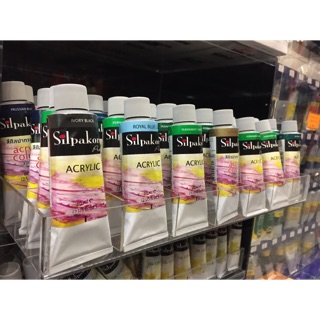 สีอะคริลิค ศิลปากร (แจ้งสีในแชท) แบบแยกหลอด ขนาด 60 ml