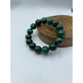 มาลาไคต์ Malakite bead bracelet 14mm