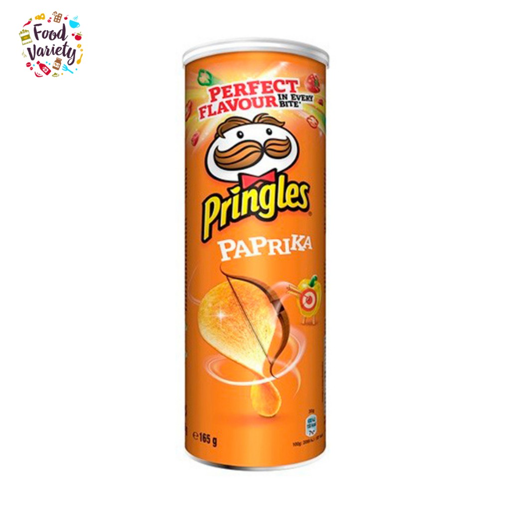 Pringles Paprika 165G พริงเกิลส์ ปาปริก้า 165กรัม