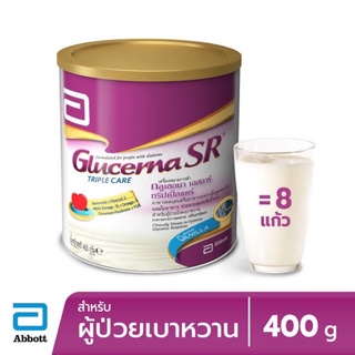 Glucerna SR กลูเซอนา เอสอาร์ 400g อาหารเสริมสำหรับผู้ป่วยโรคเบาหวาน