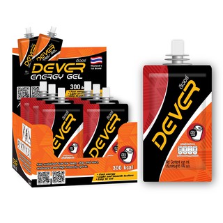 DEVER energy gel (vital source of energy) ดีเวอร์ เจลให้พลังงาน เยลลี่ สำหรับนักกีฬา นักวิ่ง &gt; 100 ML โคล่า 6 ซอง