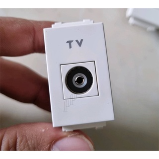 Chang เต้ารับโทรทัศน์ ปลั๊กฝัง โทรทัศน์ เต้ารับTV เต้ารับทีวี รุ่นใหม่ 1ช่อง PCH-905 สีขาว สีดำ