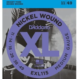 [ของแท้100%] D'Addario EXL Nickel Wound สายกีตาร์ไฟฟ้า XL NICKEL STRINGS เบอร์ 8/9/10/11/12 /EXL120/EXL110/EXL115/EXL145