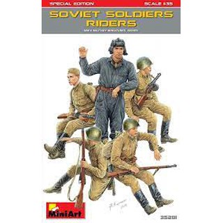 MiniArt 1/35 MI35281 SOVIET SOLDIERS RIDERS