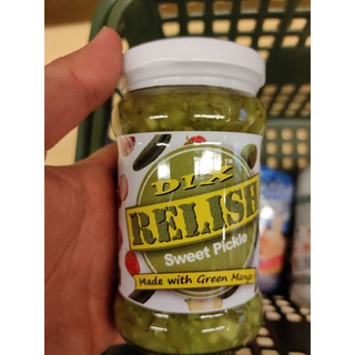 DIX RALISH Sweet Pickle 🥒 Made with Green Mango 🥭 for HOTDOGS AND SANDWICH 🥪